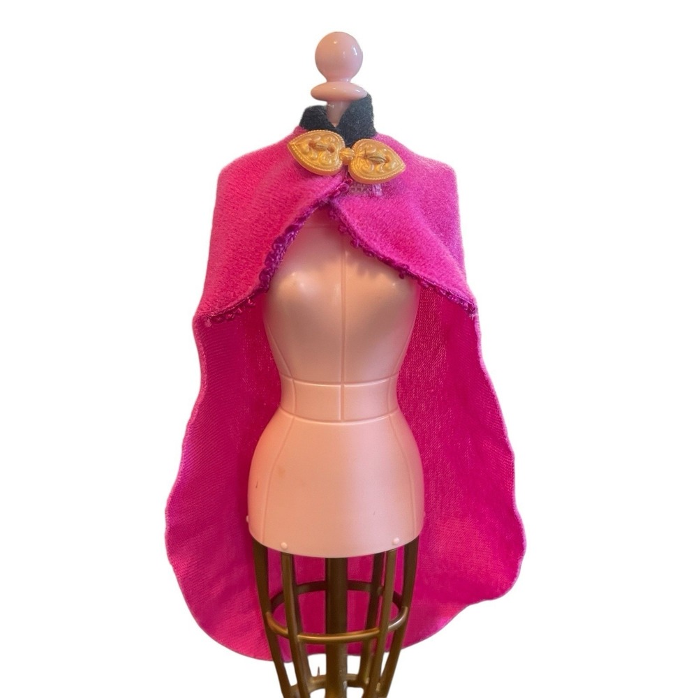 Disney's "Frozen" Anna And Elsa Barbie Doll pink cape only